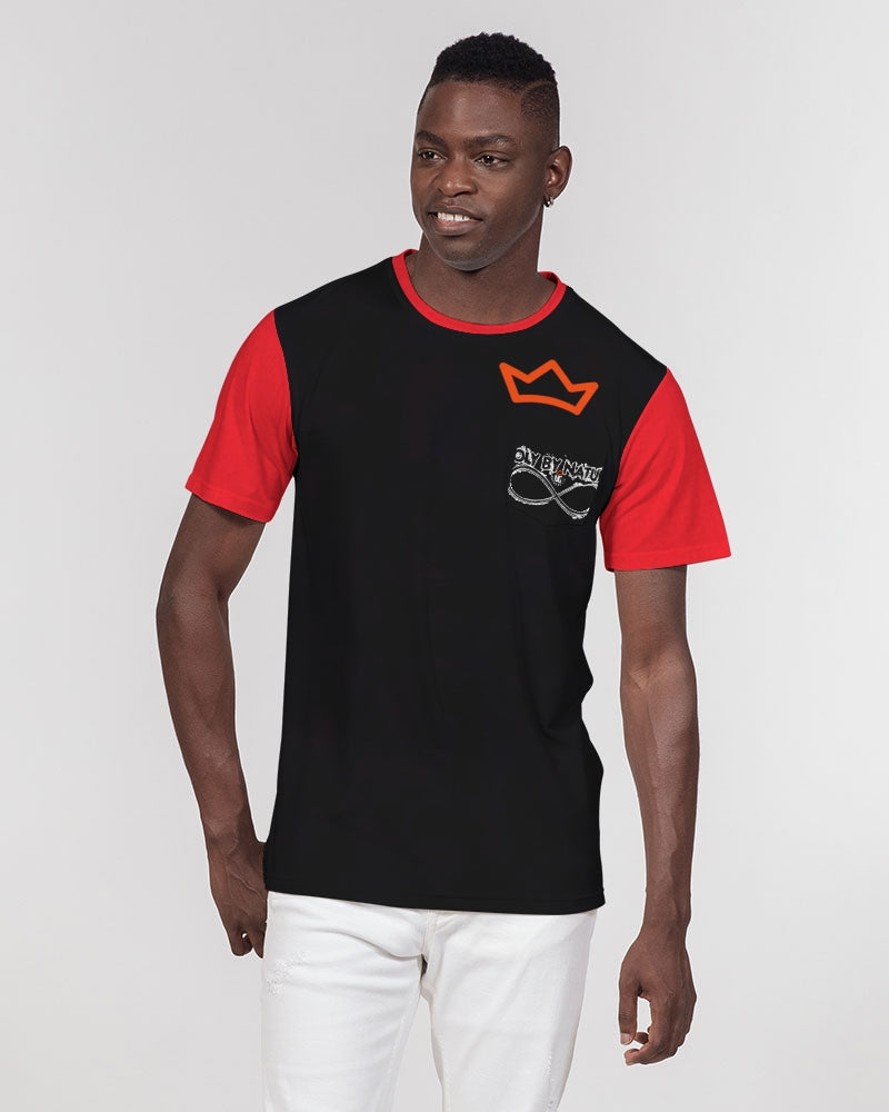 Poly By Nature Men's All-Over Print Pocket Tee