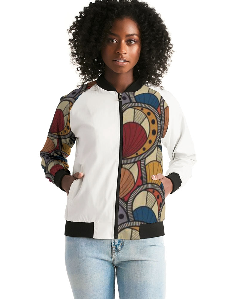 Classic Kente Women's Bomber Jacket