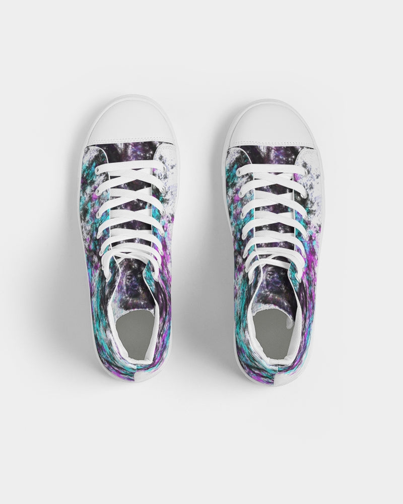 BLACK DIVINITY Women's Hightop Canvas Shoe