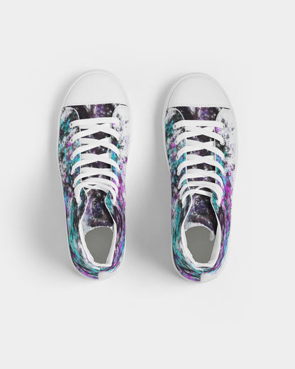 BLACK DIVINITY Women's Hightop Canvas Shoe