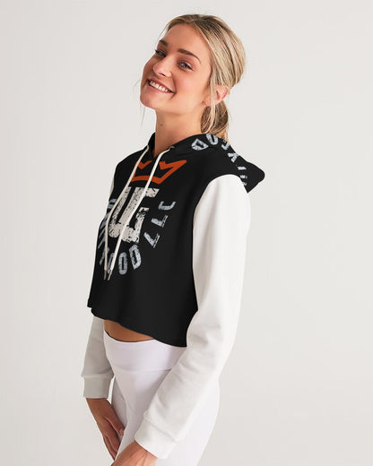 red UNITYGOD Logo Women's Cropped Hoodie