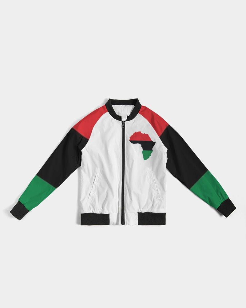 Pan African continental symbol Women's Bomber Jacket