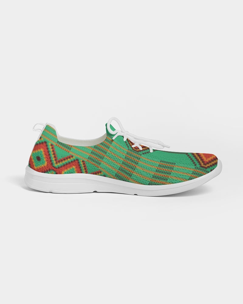 Kente variant 1 Women's Lace Up Flyknit Shoe