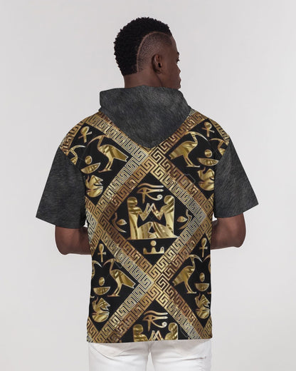 Regal Panther Men's Premium Heavyweight Short Sleeve Hoodie
