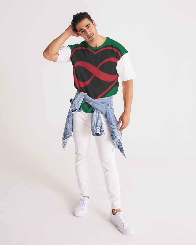 Black polyamorous flag Men's Premium Heavyweight Tee