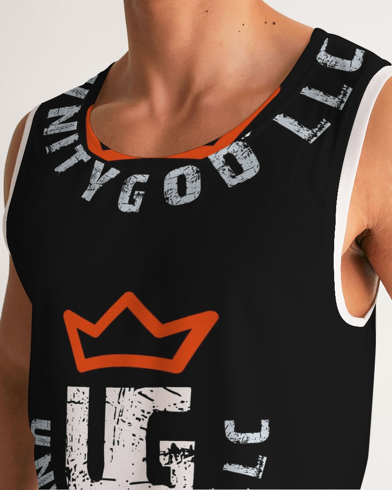 red UNITYGOD Logo Men's Sports Tank