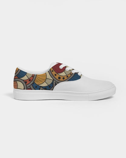 Classic Kente Men's Lace Up Canvas Shoe