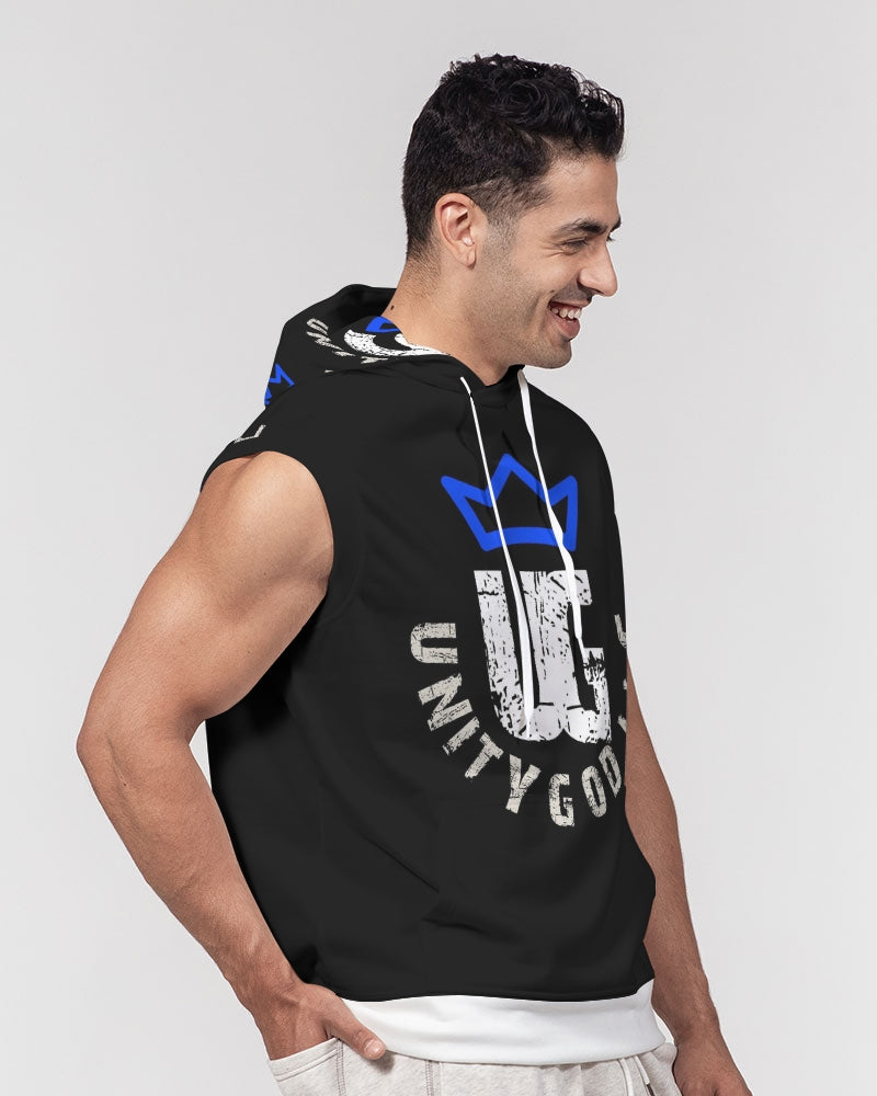 UNITYGOD Logo 5 Men's Premium Heavyweight Sleeveless Hoodie