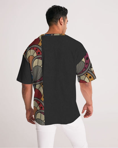 Black classic Kente Men's Premium Heavyweight Tee
