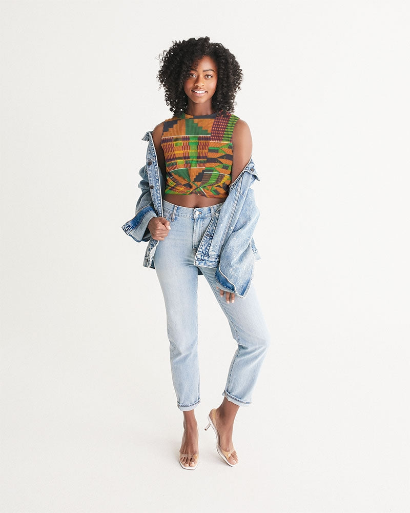 Kente Women's Twist-Front Tank