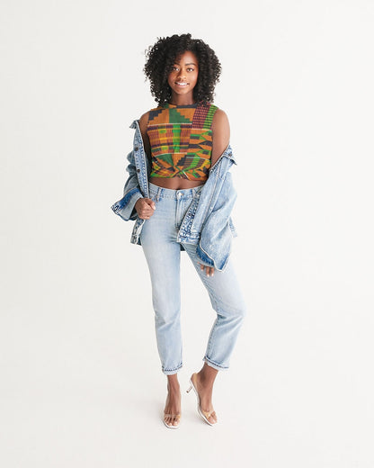 Kente Women's Twist-Front Tank