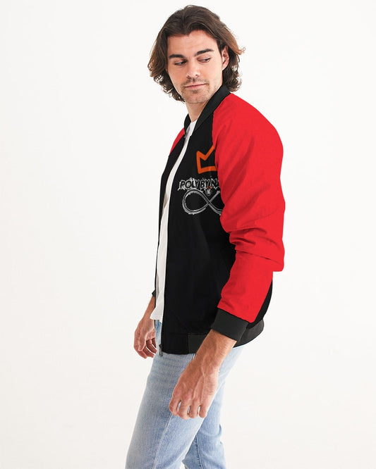 Poly By Nature Men's All-Over Print Bomber Jacket