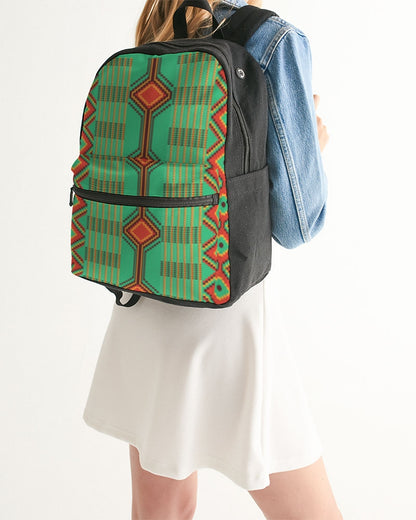 Kente variant 1 Small Canvas Backpack