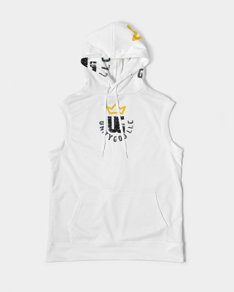 UNITYGOD Logo 4 Men's Premium Heavyweight Sleeveless Hoodie