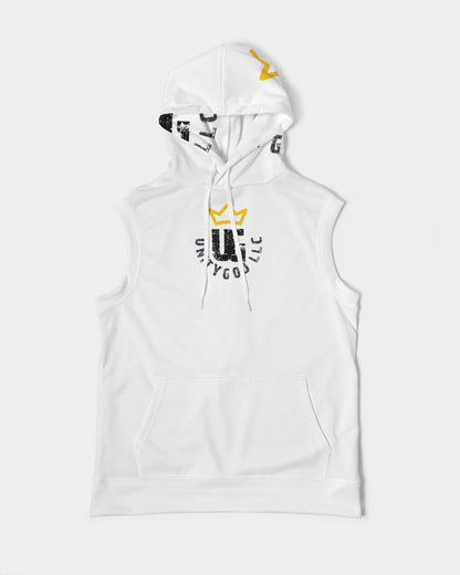 UNITYGOD Logo 4 Men's Premium Heavyweight Sleeveless Hoodie