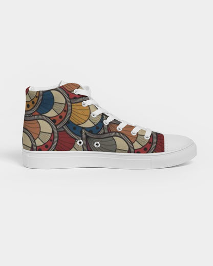 Classic Kente Women's Hightop Canvas Shoe