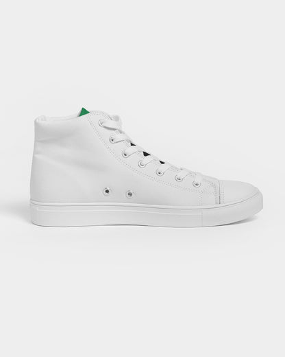 Pan African continental symbol Women's Hightop Canvas Shoe