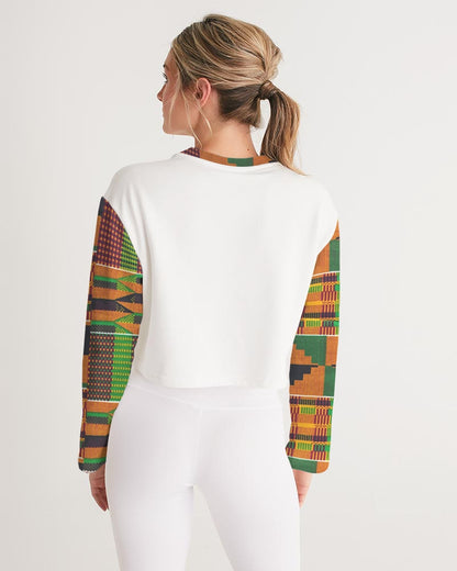 Kente Women's Cropped Sweatshirt
