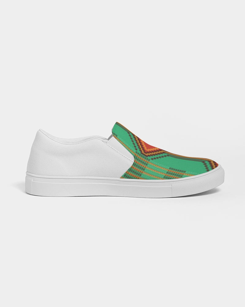 Kente variant 1 Men's Slip-On Canvas Shoe