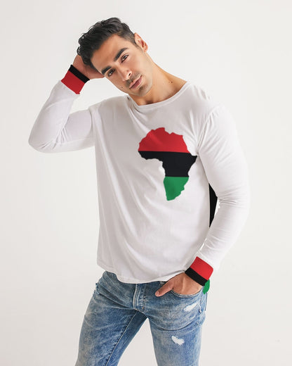Pan African continental symbol Men's Long Sleeve Tee