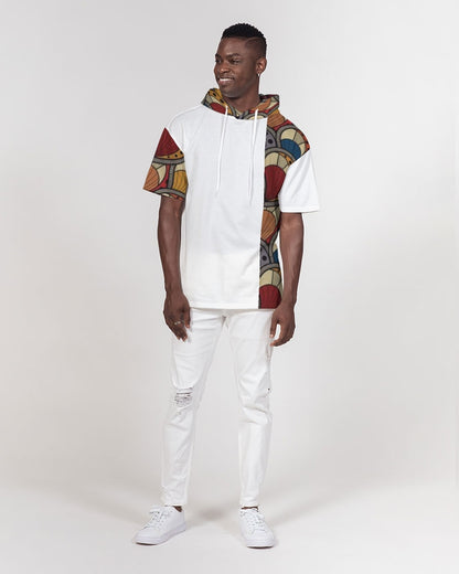 Classic Kente Men's Premium Heavyweight Short Sleeve Hoodie