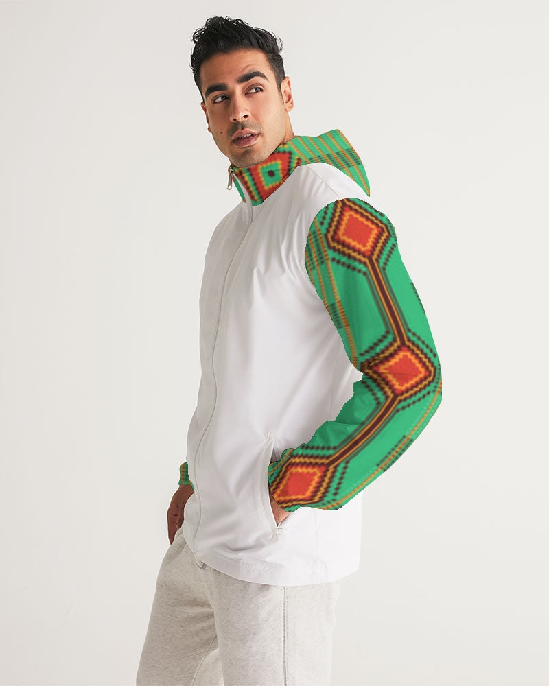 Kente variant 1 Men's Windbreaker