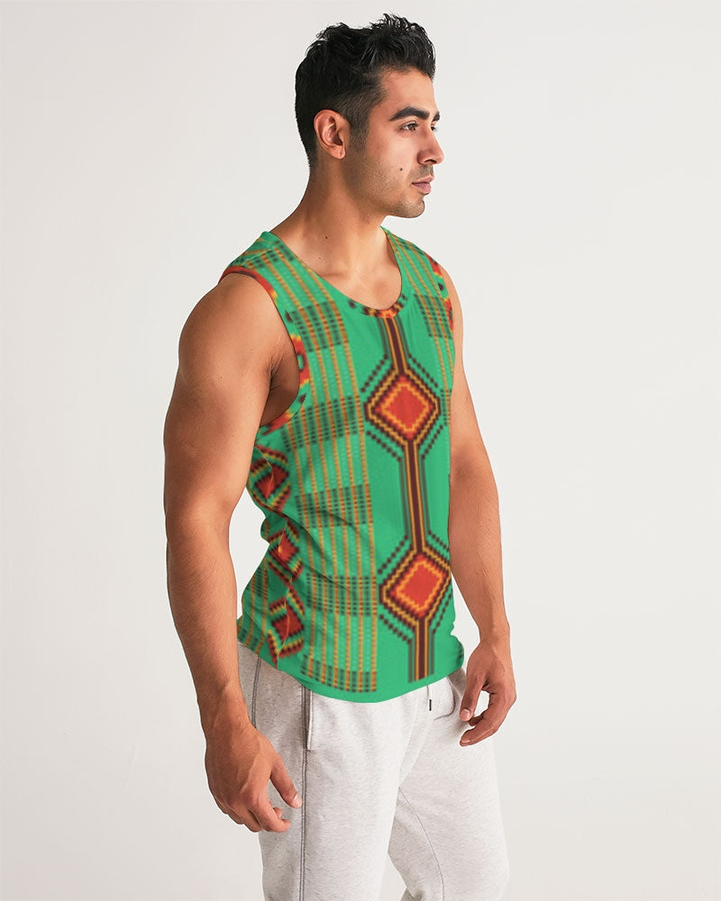 Kente variant 1 Men's Sports Tank