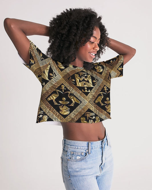 Regal Panther Women's Lounge Cropped Tee