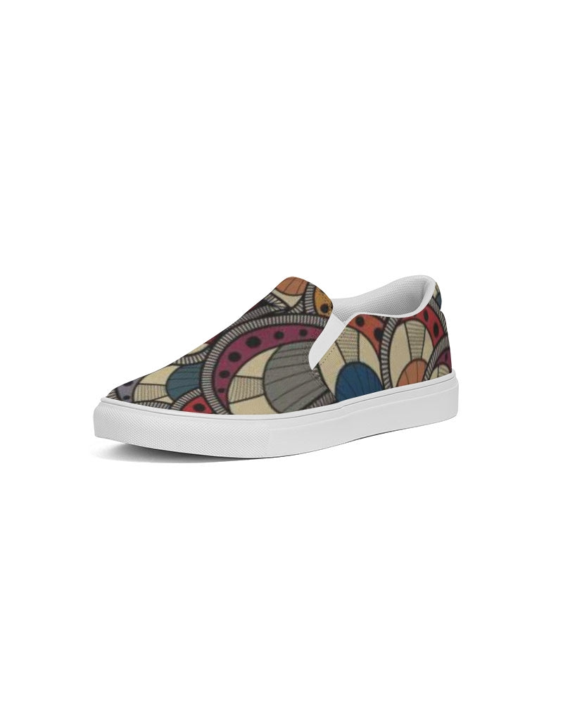 Classic Kente Men's Slip-On Canvas Shoe