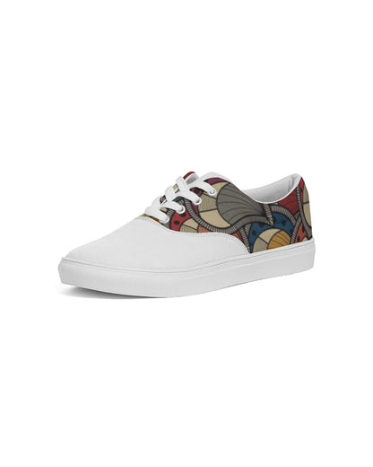 Classic Kente Women's Lace Up Canvas Shoe