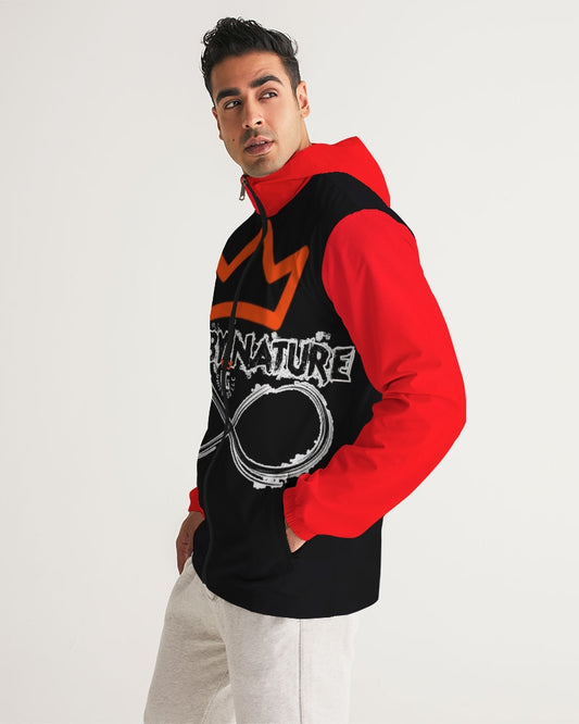 Poly By Nature Men's All-Over Print Windbreaker