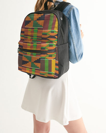 Kente Small Canvas Backpack