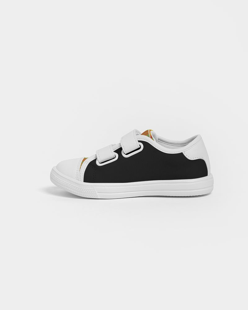 Black Kids Velcro Sneaker