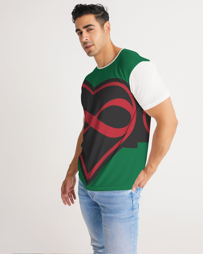 Black polyamorous flag Men's Tee