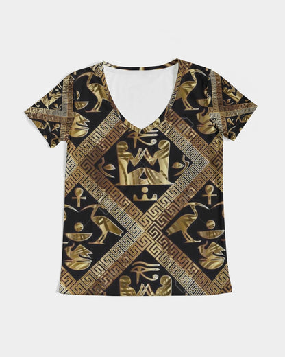 Regal Panther Women's V-Neck Tee