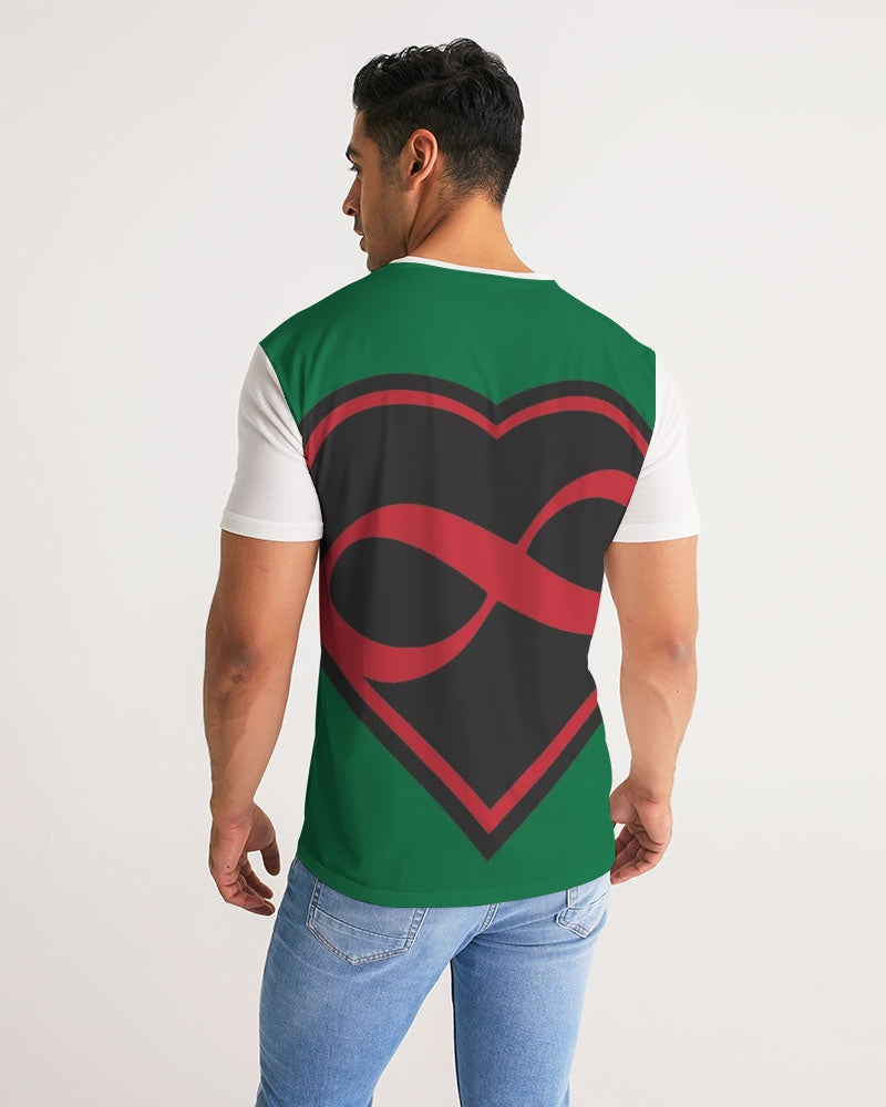 Black polyamorous flag Men's Tee