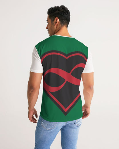 Black polyamorous flag Men's Tee