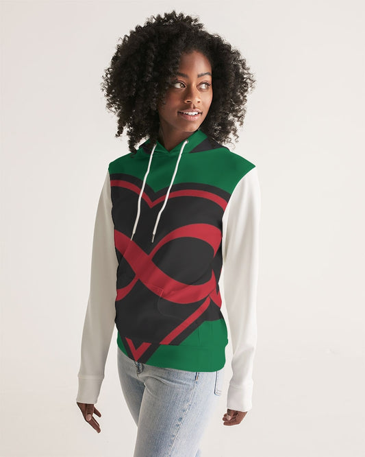 Black polyamorous flag Women's Hoodie