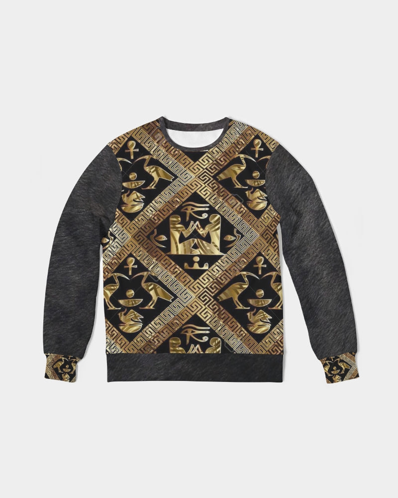 Regal Panther Men's Classic French Terry Crewneck Pullover