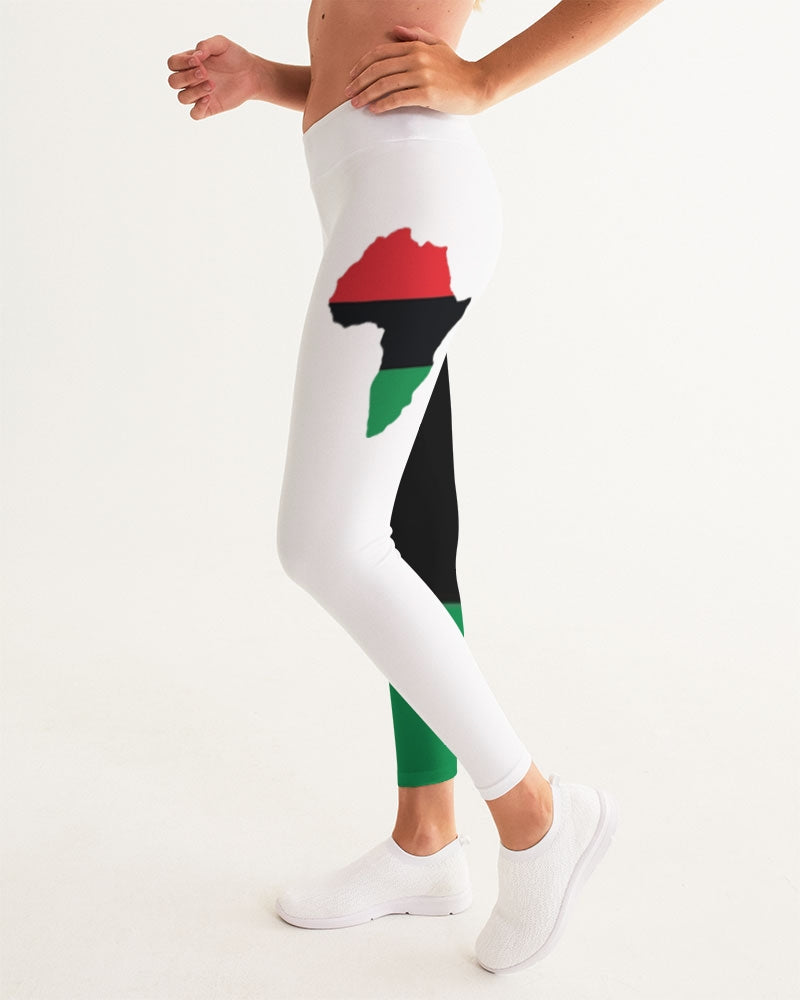Pan African continental symbol Women's Yoga Pants