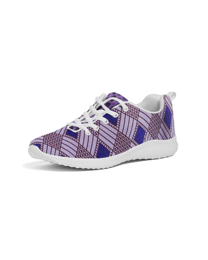 Purple Leopard Men's Athletic Shoe