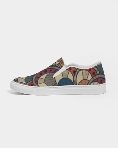 Classic Kente Men's Slip-On Canvas Shoe