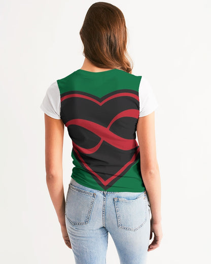 Black polyamorous flag Women's Tee