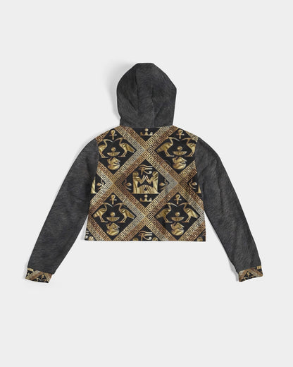 Regal Panther Women's Cropped Hoodie