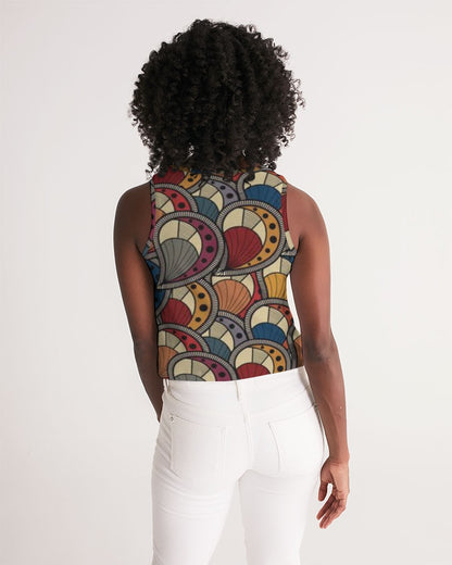 Classic Kente Women's Cropped Tank