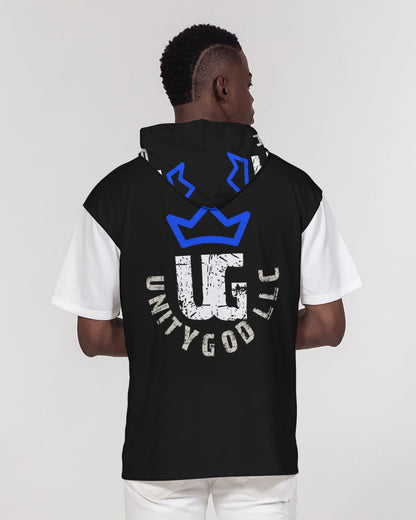UNITYGOD Logo 5 Men's Premium Heavyweight Short Sleeve Hoodie