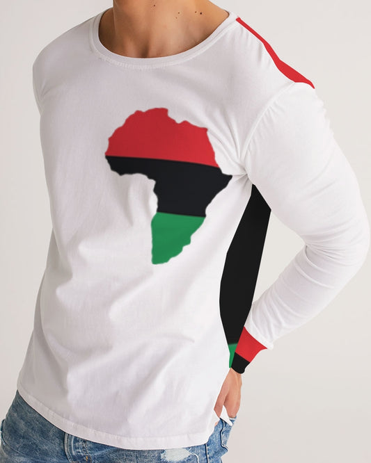 Pan African continental symbol Men's Long Sleeve Tee