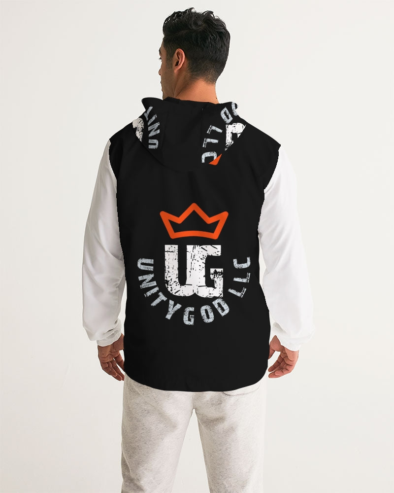 red UNITYGOD Logo Men's Windbreaker