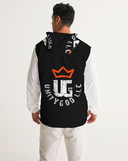 red UNITYGOD Logo Men's Windbreaker