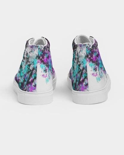 BLACK DIVINITY Women's Hightop Canvas Shoe